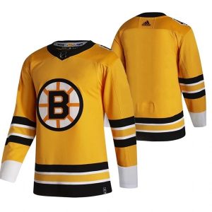 Boston Bruins Trikot Blank 2022 Reverse Retro Gelb Authentic